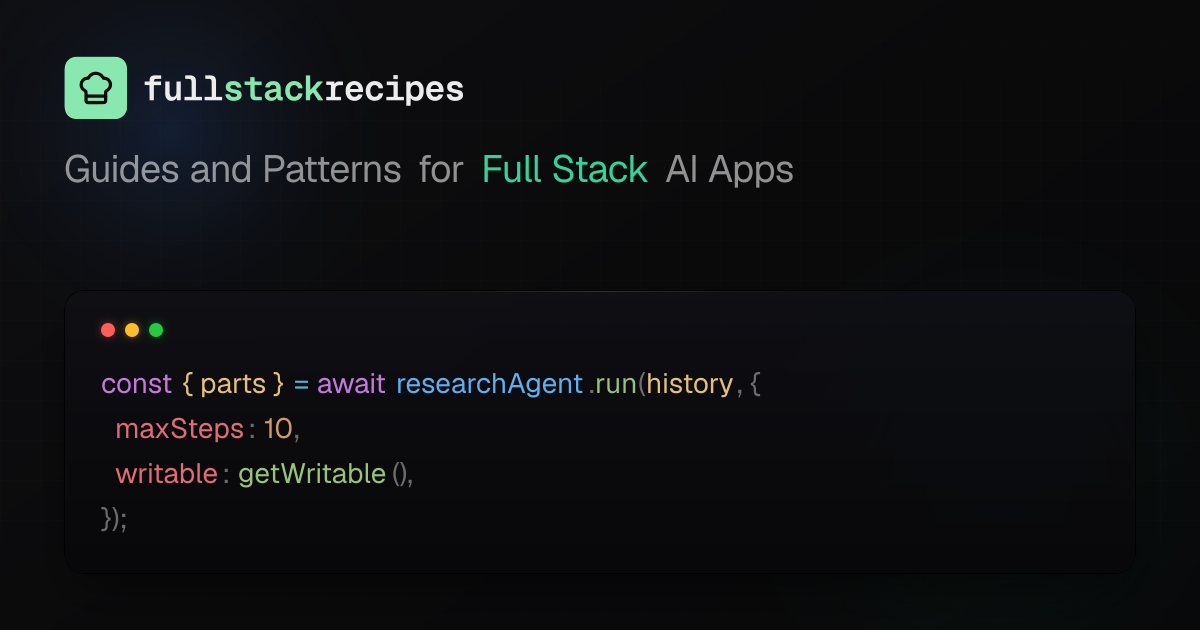 Fullstack Recipes